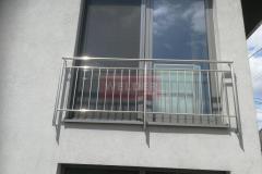 Balustrada z wypełnieniem pionowym INOX stal nierdzewna Portfenetr Balkon Schody (3)